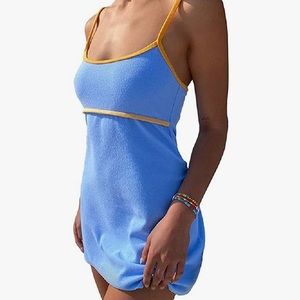 Never Worn Blue and yellow Tank Top dress